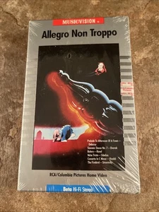 Allegro Non Troppo- Betamax - NOS & RARE Beta Tape - NEW, SEALED - Picture 1 of 6
