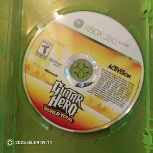 Xbox 360 Guitar Hero World Tour Microsoft Xbox 360 Video Game Tested Disc Only - Picture 1 of 1