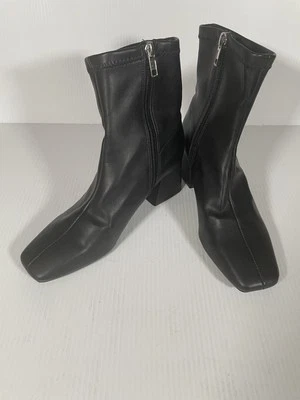 Nuevo Delicious Mujer Talla 6 Botines Negro Cremallera Múltiples Tallas 2-1/4" Tacón Foto 1 de 4