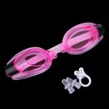 Adult Summer Diving Swimming Glasses Goggles Set Earplugs Nose Clip Hot BR LY
