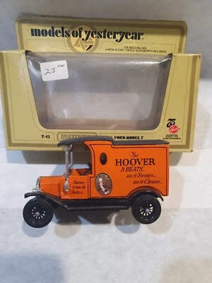 1978 Matchbox Models of Yesteryear Y-12, 1912 Model T, The Hoover Sweeper NIB - Image 1 of 4