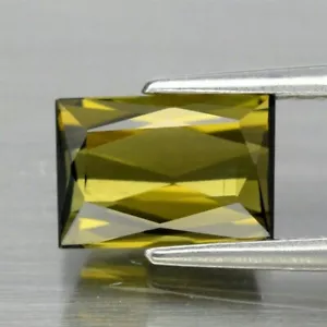 0.98 Ct Turmalina Natural Amarill Verdoso Claridad VVS Sin Tratar Mozambiq(Video - Bild 1 von 2