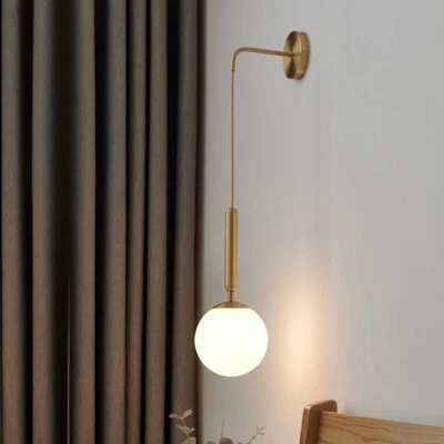 Glass Wall Lamp Bedroom Wall Lighting Home Indoor Wall Light Hallway Wall Sconce - Image 1 of 4
