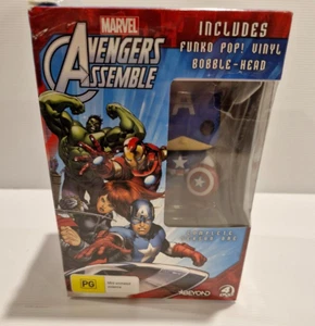 Marvel Avengers Assemble Season One DVD Set PAL R4 + Pop Vinyl Sealed Gift - Picture 1 of 8