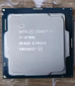 INTEL CORE I7-8700K 3.70GHZ PROCESSOR | SR3QR - Picture 1 of 2