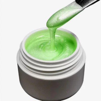 Exklusives UV Farbgel Light Green metallic Pastell 5ml Grün Gel Nr.83 Fullcover - Bild 1 von 4