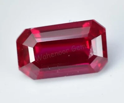 Natürlich Pyrop Granat 5.00 Karat Smaragd Agl Zertifiziert Mosambik Lose - Bild 1 von 4