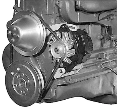 Alan Grove 224L - Alternator Bracket 235 Chevy Mid Mount - Driver Side - Image 1 of 3