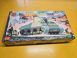 Airfix M4 Sherman MKI Tank 1:72 Model Kit Old Stock and Factory Sealed  - Picture 1 of 7