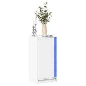 LED Sideboard Kommode Anrichte Schrank Highboard Beistellschrank Weiß vidaXL - Bild 1 von 12