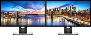 Dual HP DELL Monitor 22" 23" 24" FHD LED LCD 1080P HDMI GAMING OFFICE GRADE A - Picture 1 of 8