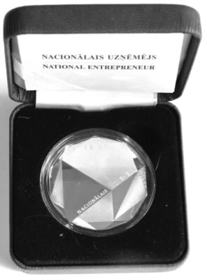 Latvia 2016 silver coin 5 euro NATIONAL ENTREPRENEUR - Image 1 of 2
