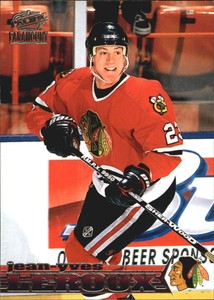 1998-99 (BLACKHAWKS) Paramount Silver #49 Jean-Yves Leroux