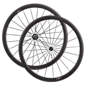 700C Rennrad Carbon Fiber Laufradsatz Tubuless 20/24H 38x25mm Keramiklager Nabe - Bild 1 von 14