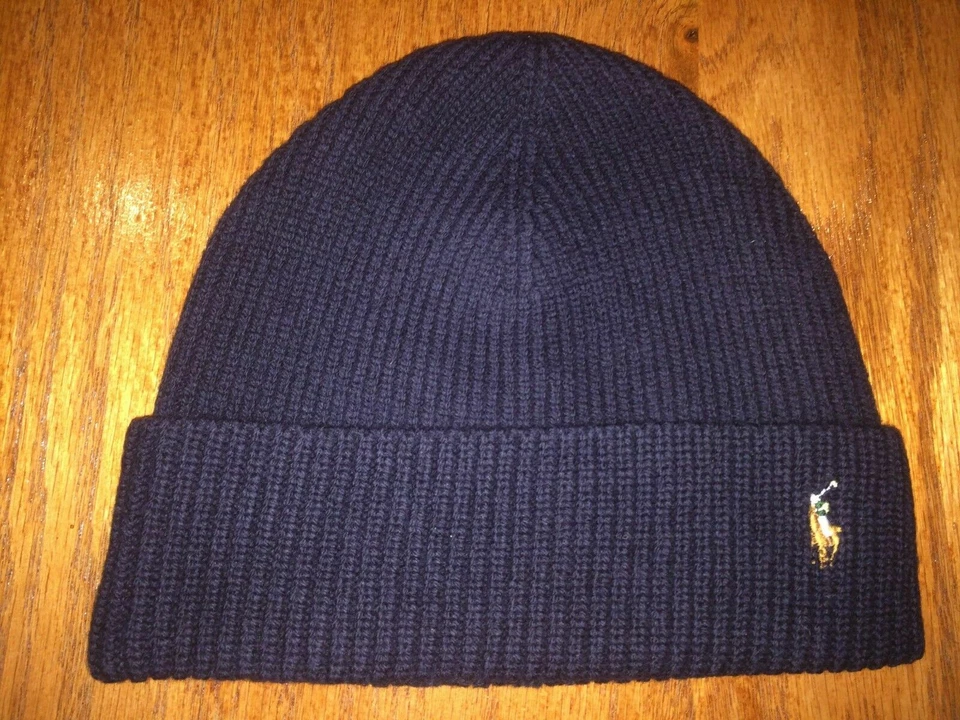 Polo Ralph Lauren Signature Marino Cuff Hat Hunter Navy 23765096