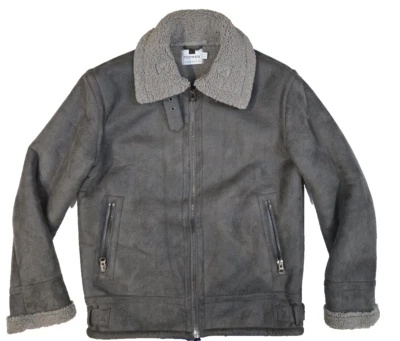 Topman 人造剪羊毛 Shepra 飞行员夹克 尺寸 M — 第 1/4 张图片