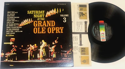 Saturday Night At The Grand Ole Opry Vol 3 Lp Ernest Tubb Loretta Lynn Bill Monr - Image 1 of 4