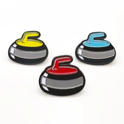 1" Curling Stone Pin - image 1 of 4