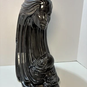 RARO DE COLECCIÓN Escultura de cerámica de madre y bebé Sittre 1988 firmada por el artista - Imagen 1 de 14