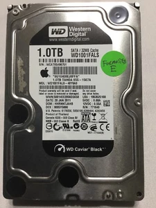 Disco duro Sata WD WD1001FALS-41Y6A1 DCM:HBNNNTJAA Apple#655-1567E 1,0 TB 3,5"  - Imagen 1 de 4