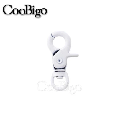 Swivel Lobster Clasp Metal Snap Hook for Key Ring Keychain ID Card Lanyard - Imagem 1 de 4