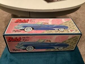 Buick Open Convertible 1950 Fifties Teal Blue Tin Friction Toy Car Leadworks