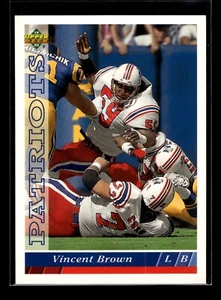 1993 Upper Deck #362 Vincent Brown (EX)(FTB) - Picture 1 of 2