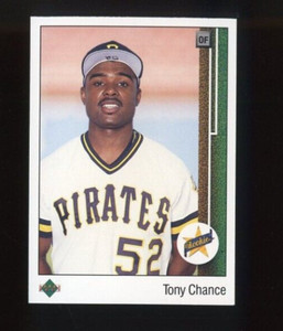 1989 UPPER DECK #3 TONY CHANCE ROOKIE RC PITTSBURGH PIRATES