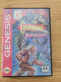 Castlevania Bloodlines - Sega Genesis 1994 Game - Tested - Authentic