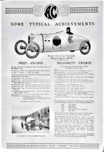 A.C Motors 120 Größe Negativ x 2.  1926. - Bild 1 von 2