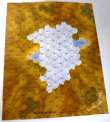 1989 BattleTech Cardboard CityTech Map - Image 1 of 2