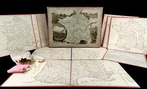 JEU DE LA FRANCE 1870-80 / jouet jeu ancien - Picture 1 of 22