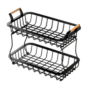 1Pc Kitchen Vegetables Drain Basket Versatile Detachable Storage Basket - Picture 1 of 12