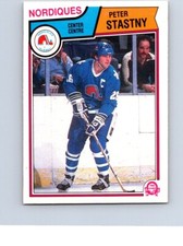 VINTAGE HOCKEY CARD O-PEE-CHEE 1983 QUEBEC NORDIQUES PETER STASTNY  NO616