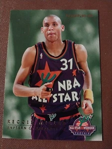 CARTA NBA 1995 REGGIE MILLER LATRELL SPREWELL FLEER ALL STAR #5 WARRIORS PACERS - Foto 1 di 2