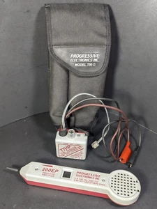 Progressive Electronics Tone Generator Kit 200EP w/ Wire Tone Tracer GOOD COND. - Picture 1 of 12