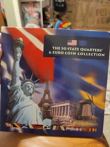 2002 The 50 State Quarters & Euro Coin Collection Uncirculated U.S. #Euro01 - Picture 1 of 5