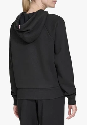 Sudadera con capucha Tommy Hilfiger para mujer con logotipo en relieve calce relajado Foto 1 de 3