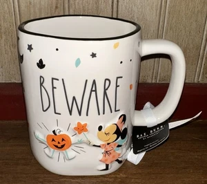 Taza Calabaza Rae Dunn Minnie Mouse Disney Halloween "CUIDADO" Taza Café Decoración - Imagen 1 de 5