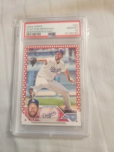Clayton Kershaw 2023 Topps Independence Day PSA 10 Dodgers #22 /76 Dodgers - Bild 1 von 2