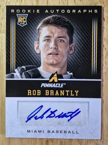 Rob Brantly | Autógrafos de novato Panini Pinnacle 2013 #RB automático Miami Marlins radiocontrol - Imagen 1 de 2