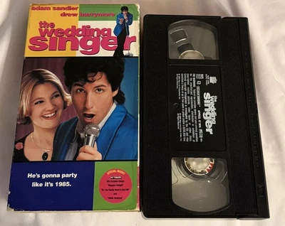 The Wedding Singer VHS, 1999 Release, Adam Sandler & Drew Barrymore Rom-Com PG13 - Image 1 of 4