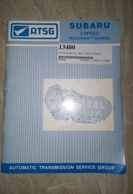 Subaru XT 1985 1986 cupé transmisión automática libro manual Foto 1 de 2