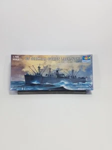 Trumpeter - SS Jeremiah O'Brien Liberty Ship 1/700 Scale Kit 05755 New Sealed - Bild 1 von 8