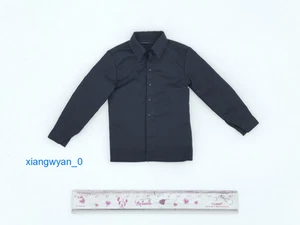 1:6 schwarzes Shirt Tops Kleidung Soldat Modell Spielzeug für 12" männliche Actionfigur Körper - Bild 1 von 8