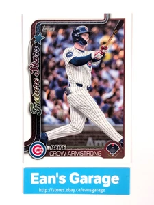 2025 Topps Series 1 Baseball Pete Crow-Armstrong 290 Future Stars - MN - Imagen 1 de 2