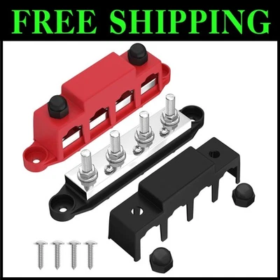 Automotive Solar Bus Bar 4x5/16" Studs - Image 1 of 4