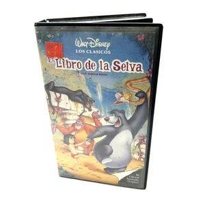 Walt Disney Los Clasicos "El Libro De La Selva" The Jungle Book Spanish VHS Tape - Imagen 1 de 4