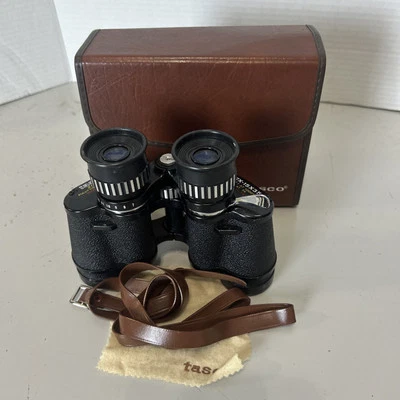 Vintage Tasco 7x-15x35 Model 101 Binoculars with Hard Case - Image 1 of 3