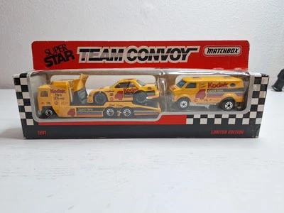 #4 Ernie Irvan/Kodak Film 1991 Matchbox edición limitada Team Convoy Foto 1 de 4